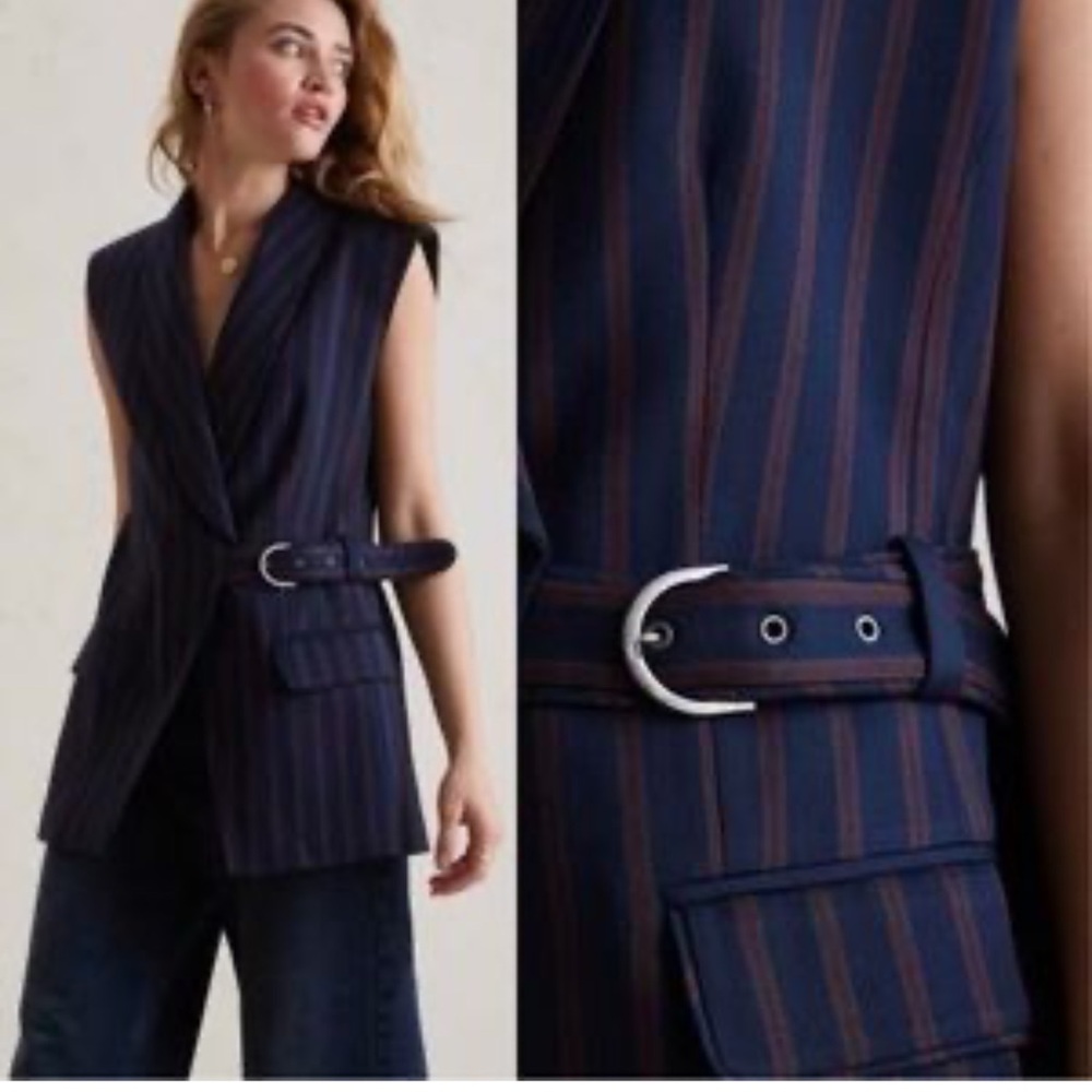 Anthropologie long Vest Medium